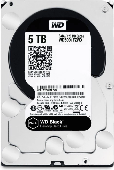 Western Digital WD_BLACK 5TB, 512e / 3.5" / SATA 6Gb/s