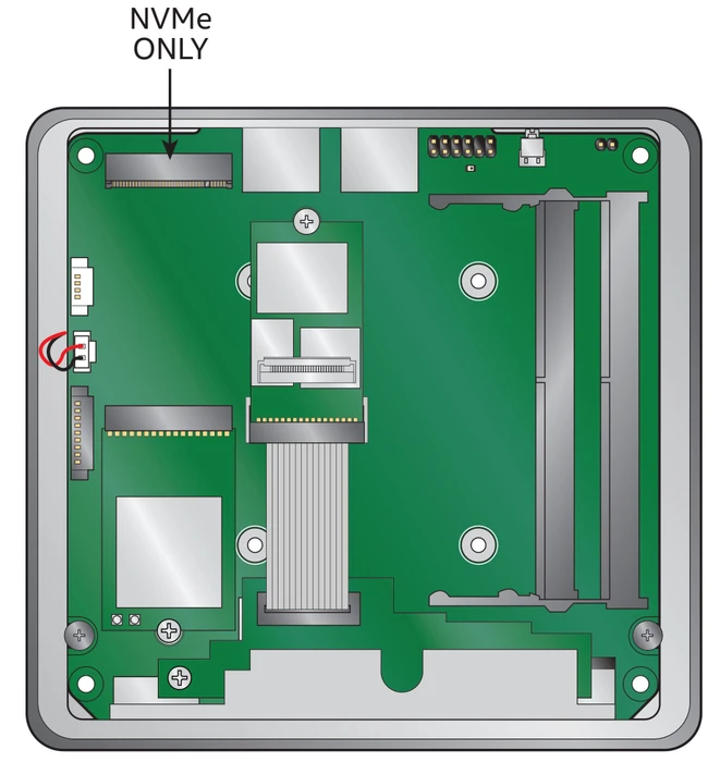 ASUS NUC 11 Pro Kit - Tall - Tiger Canyon - NUC11TNHi70L / BNUC11TNHI70L00, ohne Netzkabel