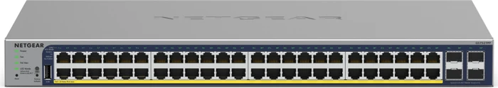 Netgear ProSAFE GS700 Rackmount Gigabit Smart Switch, 48x RJ-45, 4x SFP, 760W PoE+