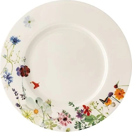 Rosenthal Brillance Bone China Grand Air Speiseteller mit Fahne 28cm