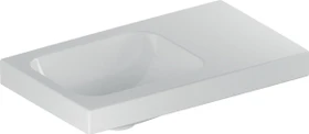Geberit iCon Light Handwaschbecken 53cm mit Ablagefläche rechts, ohne Hahnloch, weiß/KeraTect