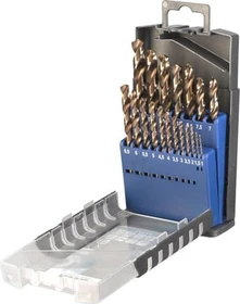kwb HSS-CO Metallbohrer-Sortiment Kobaltlegiert inkl. Werkzeugbox,  19-tlg.