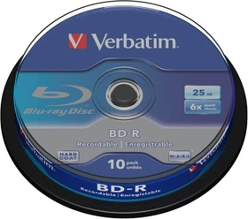 Verbatim BD-R 25GB, 6x, 10er Spindel