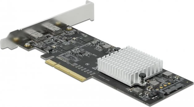DeLOCK 2x USB-C 3.2, PCIe 3.0 x8