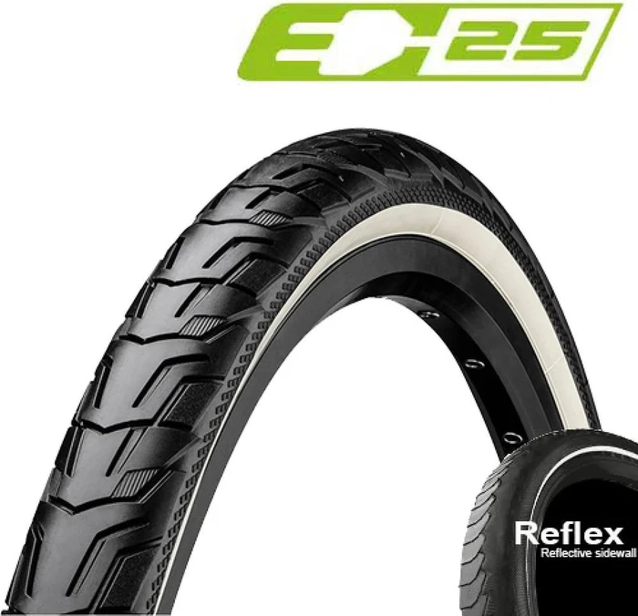 Continental Ride City 28x1.75" Reifen black/cream reflex
