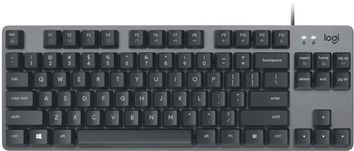 Logitech K835 TKL Mechanical Keyboard, grau/schwarz, TTC RED, USB, DE