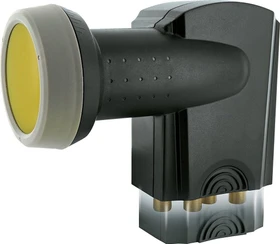 Schwaiger Sun Protect - Digitales Quad LNB Karton hellgrau