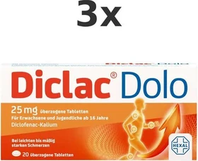 Hexal Diclac Dolo Tabletten, 20 Stück