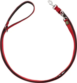 Hunter verstellbare Führleine Neopren 20/200, 2m, schwarz/rot
