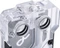 Alphacool GPX SLI Connector Dual ARGB X4 - 4-Slot, Acryl, Acetal Vorschaubild