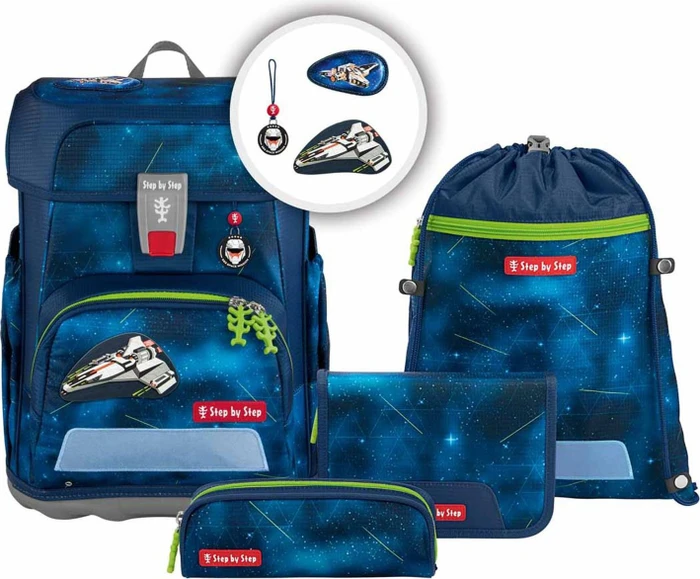 Step by Step Cloud Starship Galactus Schultaschen-Set, 5-tlg.