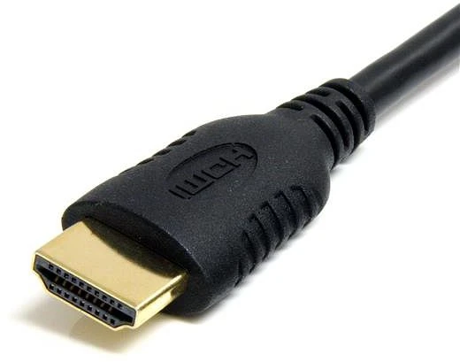StarTech High Speed mit Ethernet HDMI 1.4 Kabel Typ-A/Typ-C Mini schwarz, 0.5m