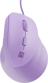 Natec Crake 2 Pro Vertical Wired Mouse Pure Lavender, USB (NMY-2274)