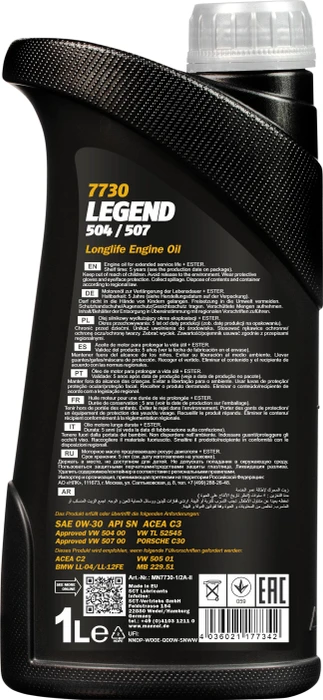 Mannol Legend 504/507 0W-30 1l