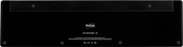 Matias Wireless USB-C Aluminum Keyboard for PC, schwarz, USB, DE
