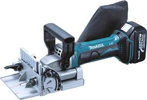 Makita DPJ180RMJ Akku-Flachdübelfräse inkl. MAKPAC + 2 Akkus 4.0Ah