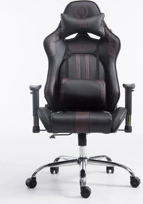 CLP Racing Limit V2 Kunstleder Gamingstuhl, schwarz/braun