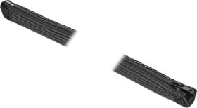 DeLOCK Geflechtschlauch mit Reißverschluss, hitzebeständig, 50mm, 2m, schwarz
