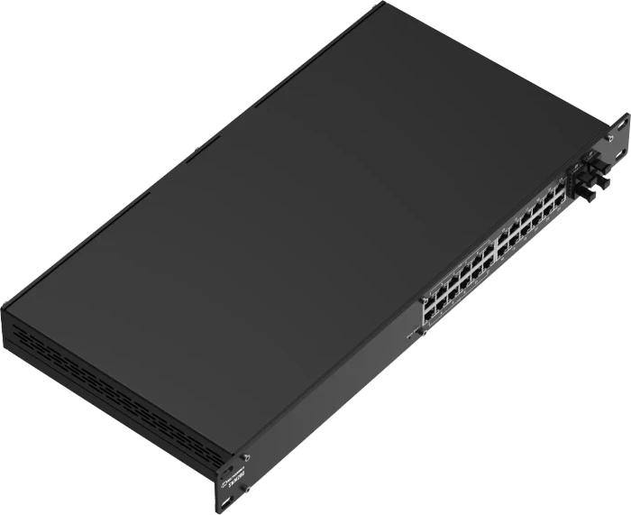 Teltonika SWM Rackmount Gigabit Managed Switch, 24x RJ-45, 4x SFP, 300W PoE+