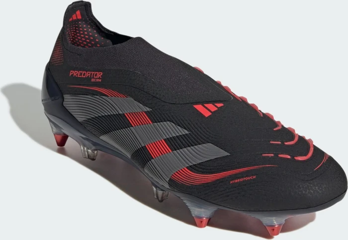 adidas Predator Elite Laceless SG core black/grey four/lucid red