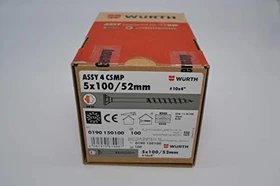 Würth ASSY 4 CSMP 5x100 Spanplattenschraube, 5x100mm, 100 Stück