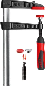 Bessey TG-2K Temperguss-Schraubzwinge, 400/120mm