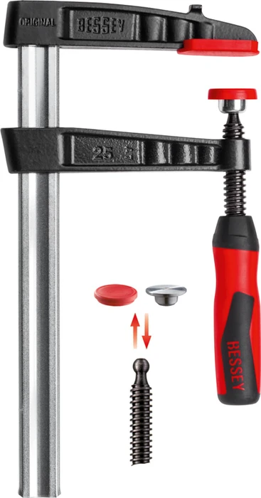 Bessey TG-2K Temperguss-Schraubzwinge, 400/120mm