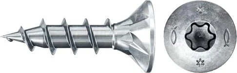 fischer PowerFast FPF II CTF BC T20 4x15 Spanplattenschraube, 4x15mm, 200 Stück