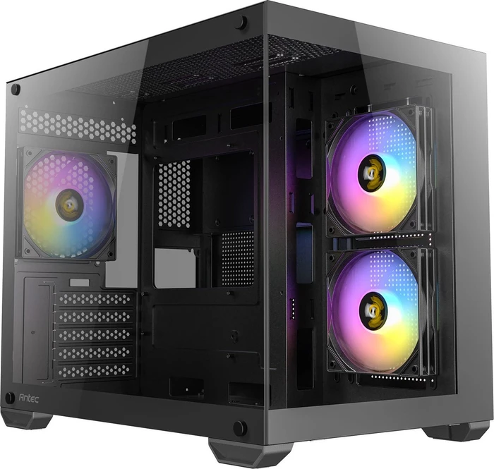 Antec CX600M ARGB, schwarz, Glasfenster