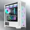 Raijintek Ponos Ultra White MS4, weiß, Glasfenster Vorschaubild