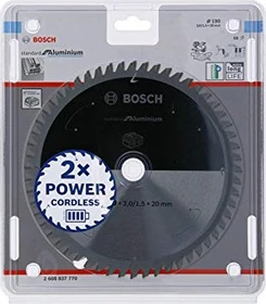 Bosch Professional Standard for Aluminium Kreissägeblatt 56Z, 190x1.5x20mm, 1 Stück