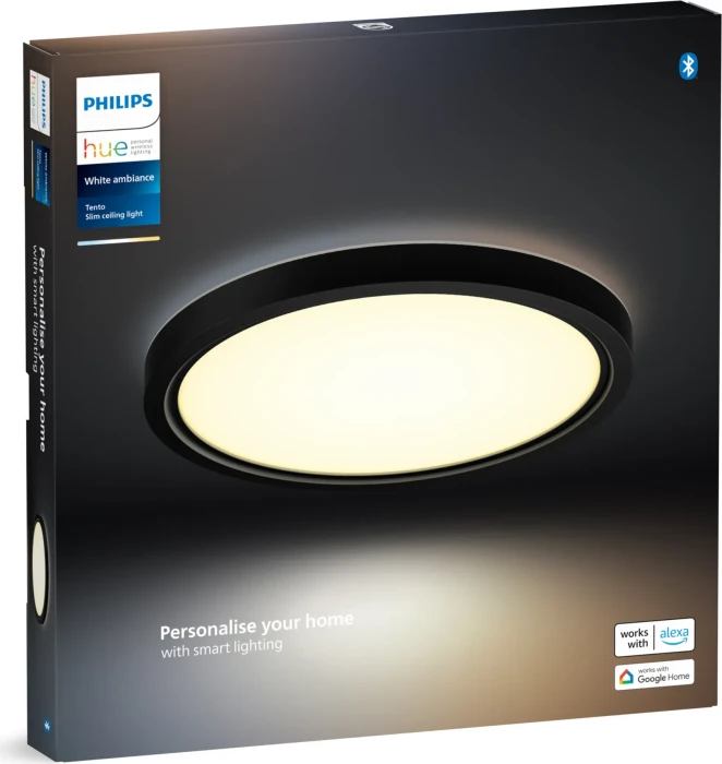 Philips Hue White Ambiance Tento LED-Panel rund 29.1cm schwarz