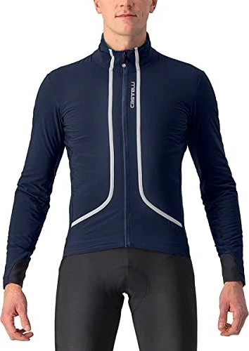 Castelli Flight Air Fahrradjacke savile blue/silver grey (Herren)
