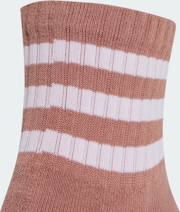 adidas 3-Streifen Cushioned Sportswear Mid-Cut Crew Socken white/warm clay, 3 Paare