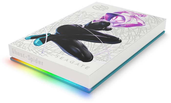 Seagate FireCuda Gaming HDD - Ghost-Spider Special Edition, 2TB, +Rescue, USB 3.0 Micro-B