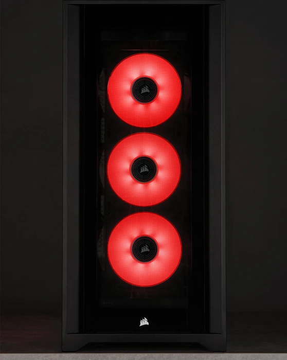 Corsair ML Series ML140 LED Elite Red, schwarz, 140mm
