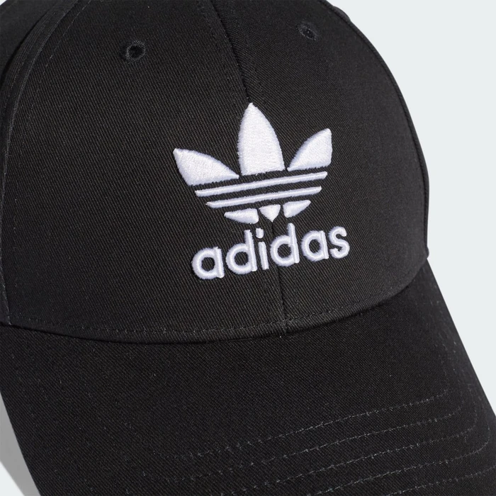 adidas Trefoil Baseball Kappe schwarz/weiß