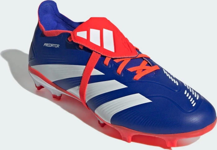 adidas Predator League Fold-Over Tongue FG lucid blue/cloud white/solar red