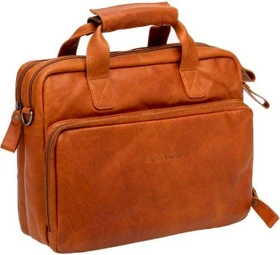 New Looxs Leather Cali Gepäcktasche cognac
