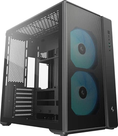 DeepCool CG590 Mesh 2F, schwarz, Glasfenster (R-CG590MESH-BKANA2-G)