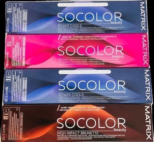 Matrix SoColor Beauty Haarfarbe 4BC mittelbraun braun kupfer, 90ml