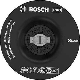 Bosch Professional X-LOCK Stützteller für Winkelschleifer mittelhart, 125mm