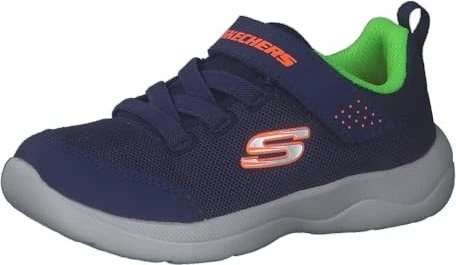 Skechers Stepz 2.0 navy/apple green/lime orange trim (Junior)