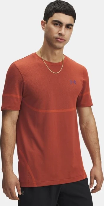 Under Armour Vanish Elite Seamless Funktionsshirt kurzarm fire/iridescent (Herren)