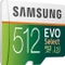 Samsung EVO Select R100/W90 512GB Kit, UHS-I U3, Class 10 Vorschaubild