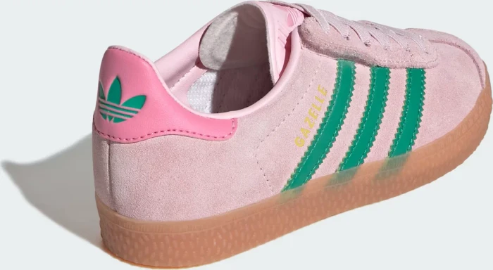adidas Gazelle Comfort Closure Elastic Lace clear pink/court green/bliss pink (Junior)