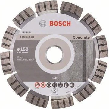Bosch Professional Best for Concrete Diamanttrennscheibe, 150x2.4x22.23mm, 1 Stück