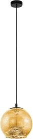 Eglo Albaraccin Pendelleuchte 27cm schwarz/gold