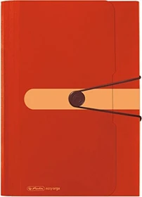 Herlitz easy orga to go Fächermappe Recycling, 12 Fächer, A4, orange