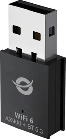 Conceptronic ABBY26B WLAN-Adapter, AX900, 2.4GHz/5GHz WLAN, Bluetooth 5.3, USB-A 2.0 [Stecker] (110580407101)